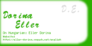 dorina eller business card